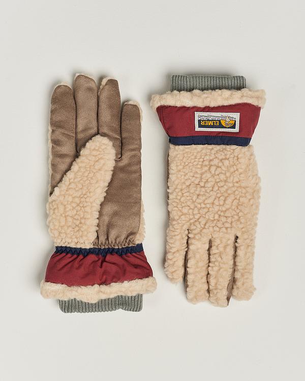 Taupe gloves from Elmer By Swany
