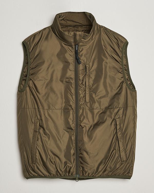 Dark green vest from Aspesi