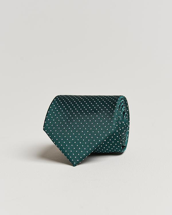 Dotted dark green tie from Amanda Christensen