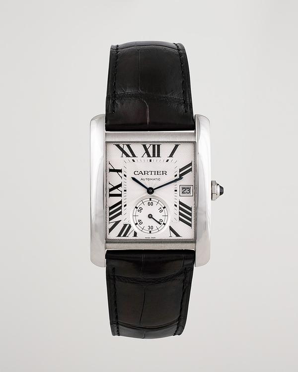 White watch from Cartier