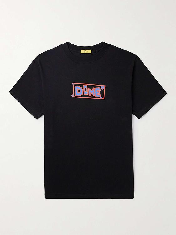 Print black t-shirt from DIME
