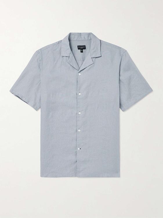 Grey short sleeve shirt from Club Monaco