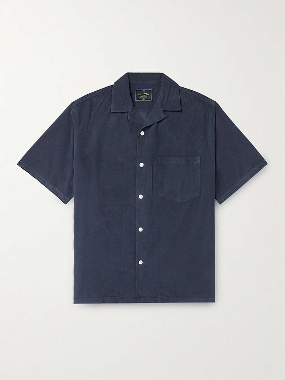 Dark grey short sleeve shirt from Portuguese Flannel