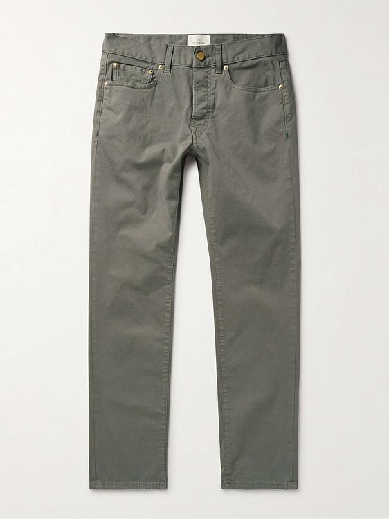 Grey jeans from Sid Mashburn