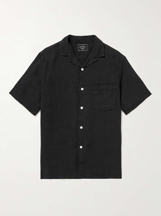 Black short sleeve shirt from Portuguese Flannel