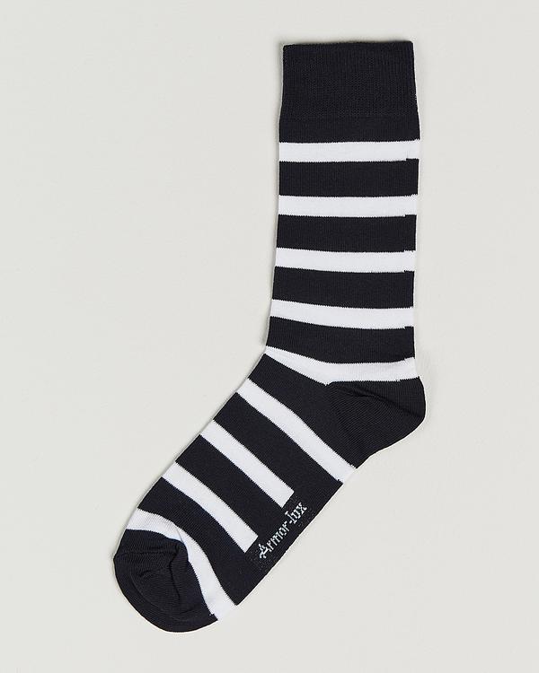 Striped black socks from Armor-lux