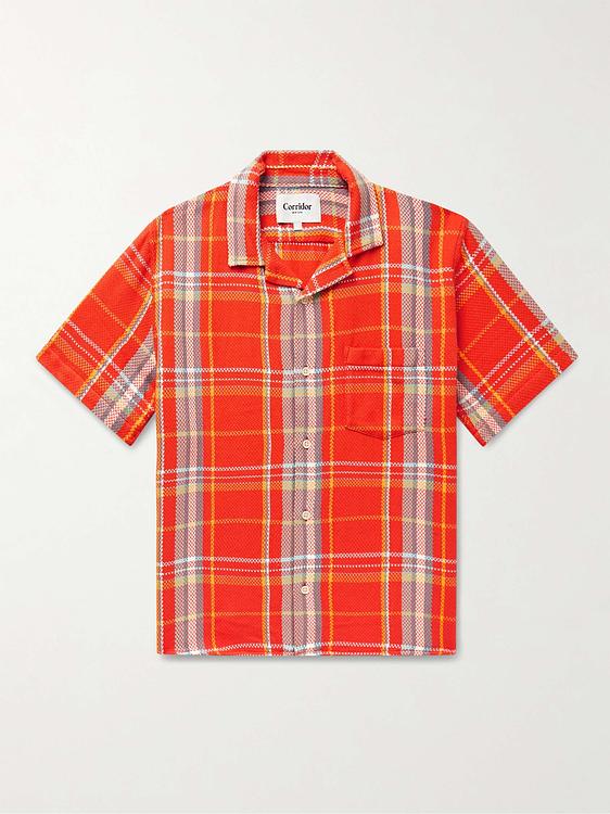 Checkered multicolor short sleeve shirt from Corridor
