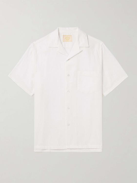 White short sleeve shirt from Portuguese Flannel