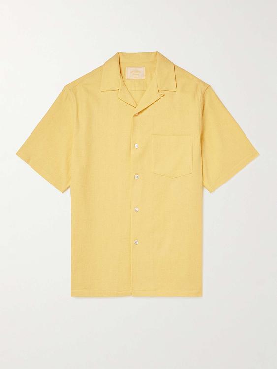 Yellow short sleeve shirt from Portuguese Flannel