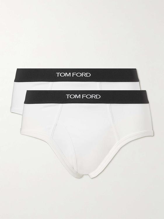 Print white briefs from Tom Ford