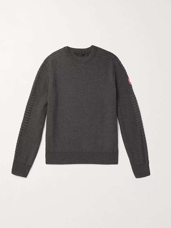Dark grey sweatshirt from Canada Goose