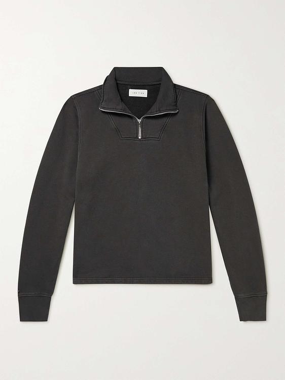 Dark grey half-zip from Les Tien