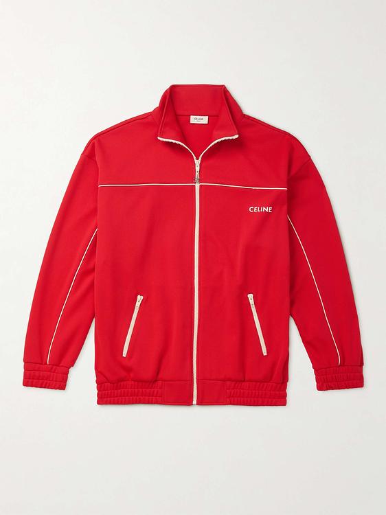 Red casual jacket from Celine Homme