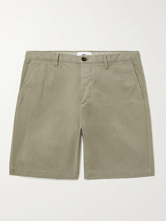 Taupe chino shorts from Mr P.