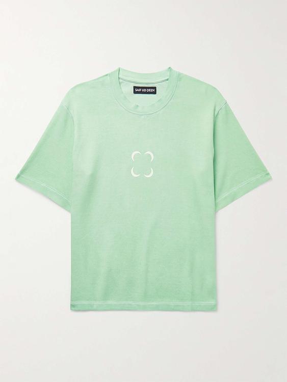 Light green t-shirt from Saif Ud Deen