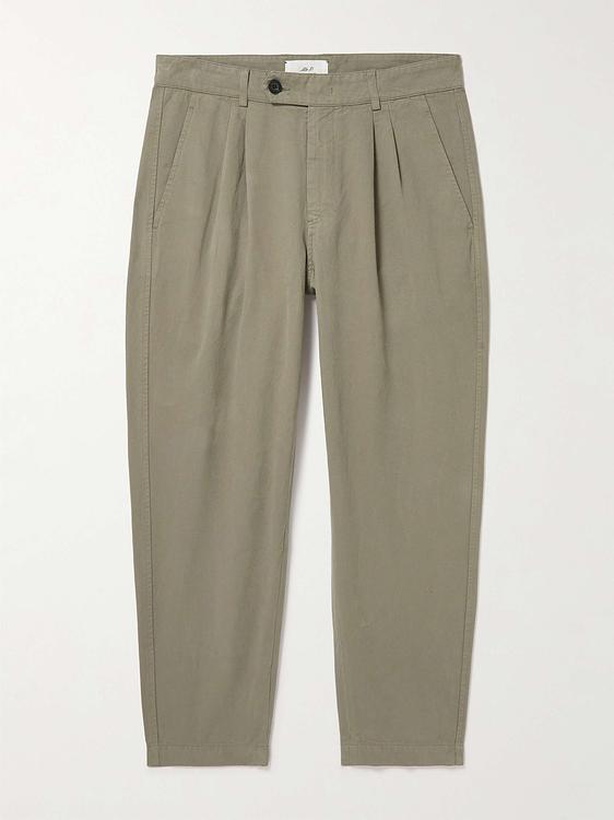 Taupe casual trousers from Mr P.