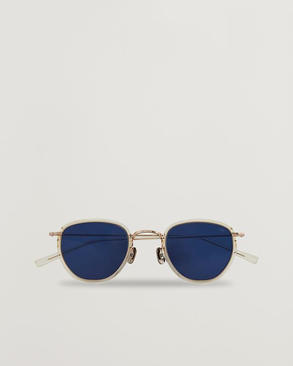Dark blue d-frame sunglasses from Eyevan 7285