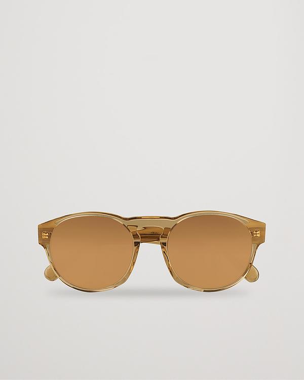 Brown round frame sunglasses from Moncler Lunettes