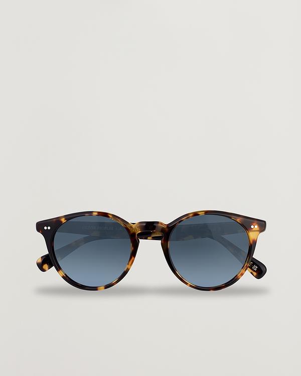 Dark brown round frame sunglasses from Oliver Peoples