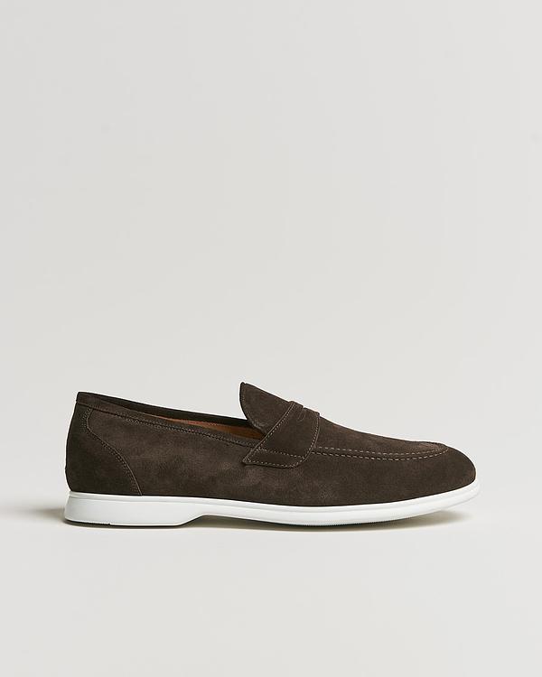 Dark brown loafers from Kiton