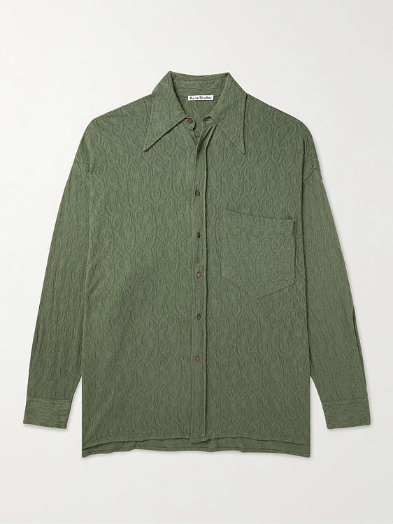 Green overshirt from Acne Studios