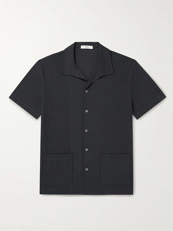 Dark grey short sleeve shirt from Mr P.