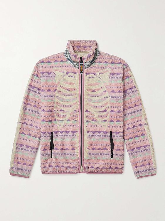 Light pink fleece jacket from Kapital