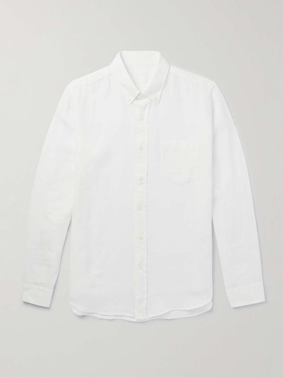 White casual shirt from 120% Lino
