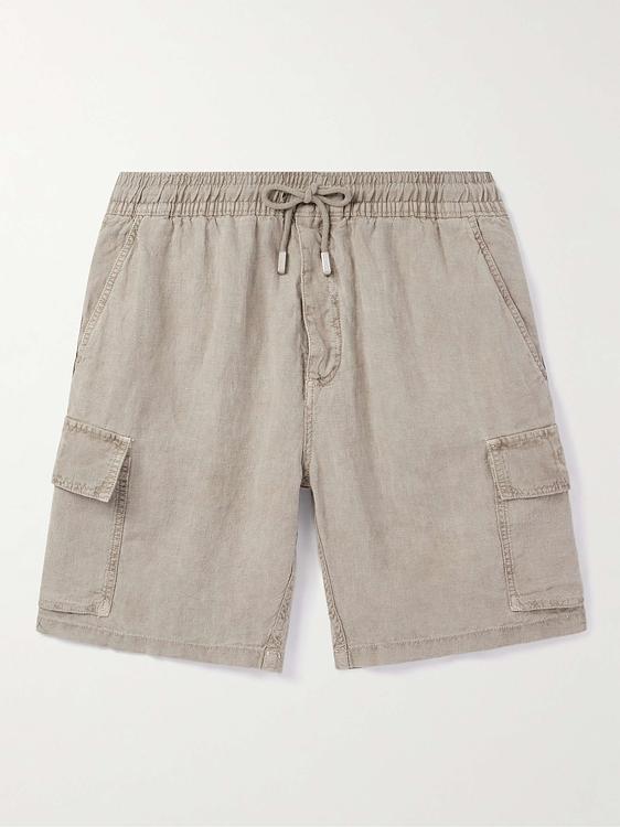 Taupe cargo shorts from Vilebrequin