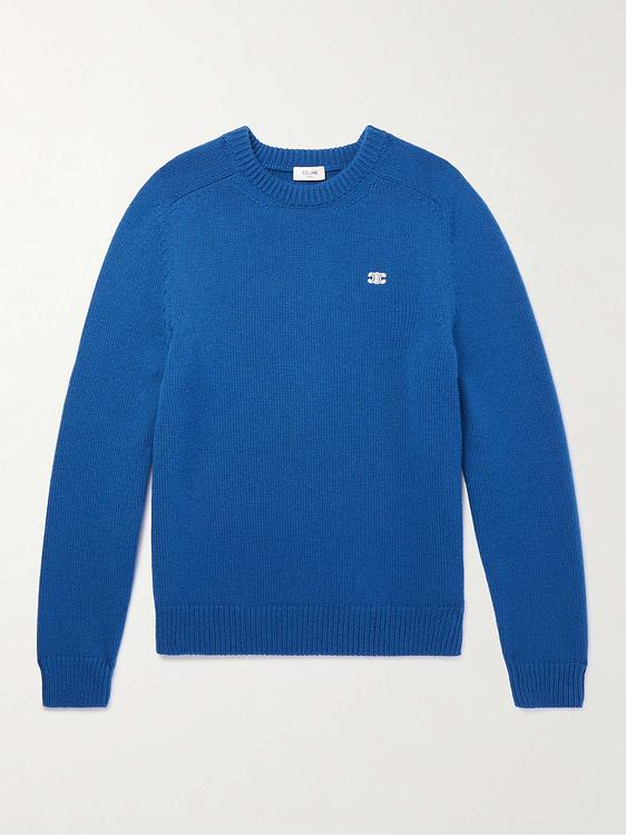 Dark blue sweatshirt from Celine Homme