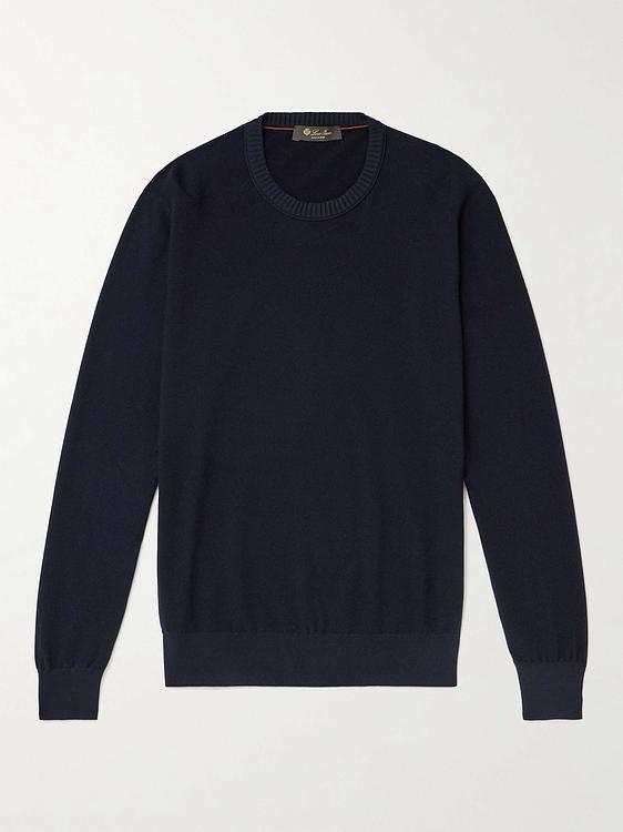 Dark blue sweatshirt from Loro Piana