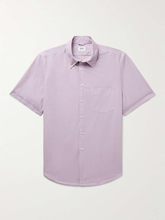 Light pink short sleeve shirt from Aspesi