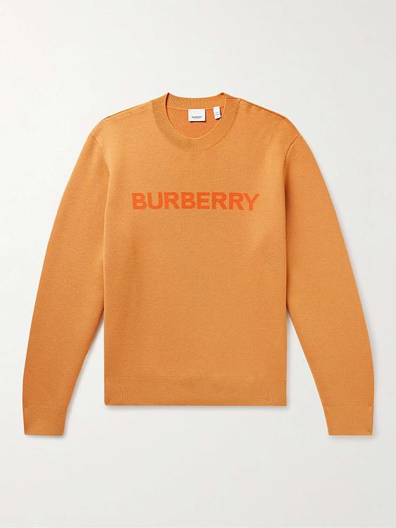 Print peach sweatshirt from Burberry