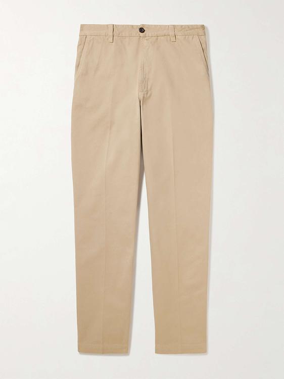 Taupe chinos from Drake's