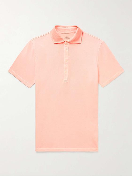Light pink short sleeve polo shirt from Altea