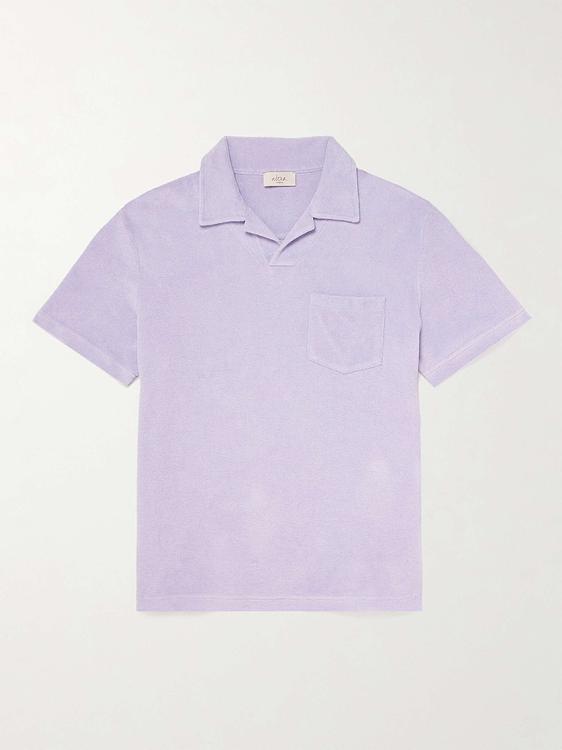 Light purple short sleeve polo shirt from Altea