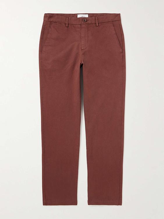 Purple chinos from Mr P.