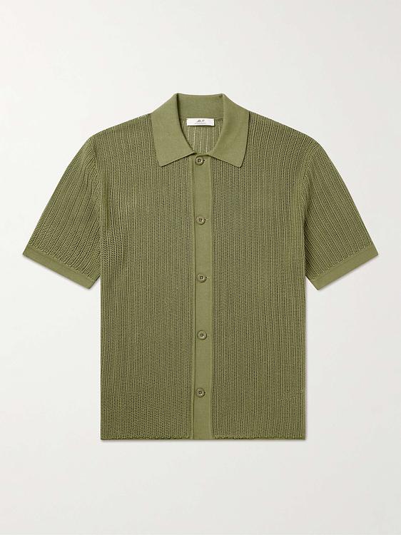 Green short sleeve shirt from Mr P.