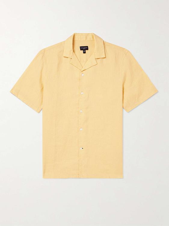 Beige short sleeve shirt from Club Monaco