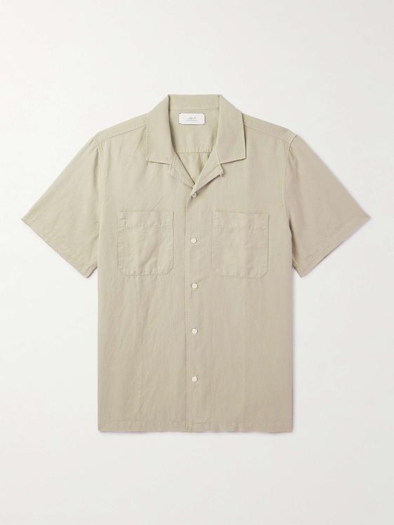 Beige short sleeve shirt from Mr P.