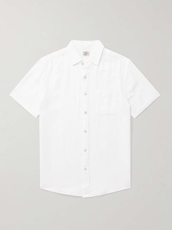 White short sleeve shirt from Faherty