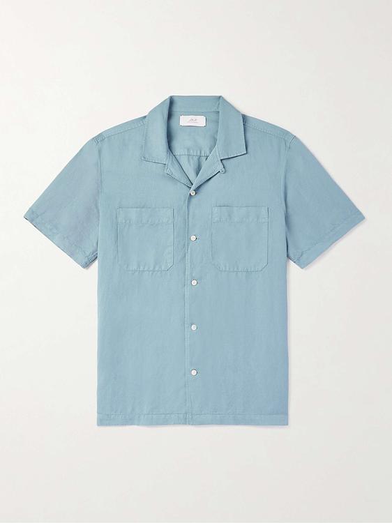 Blue short sleeve shirt from Mr P.