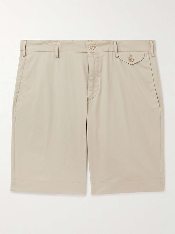 Beige cargo shorts from Incotex