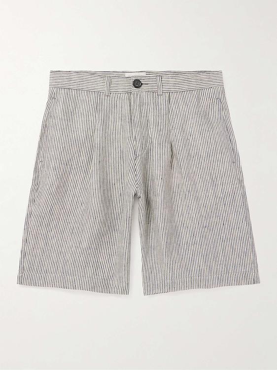 White chino shorts from Oliver Spencer