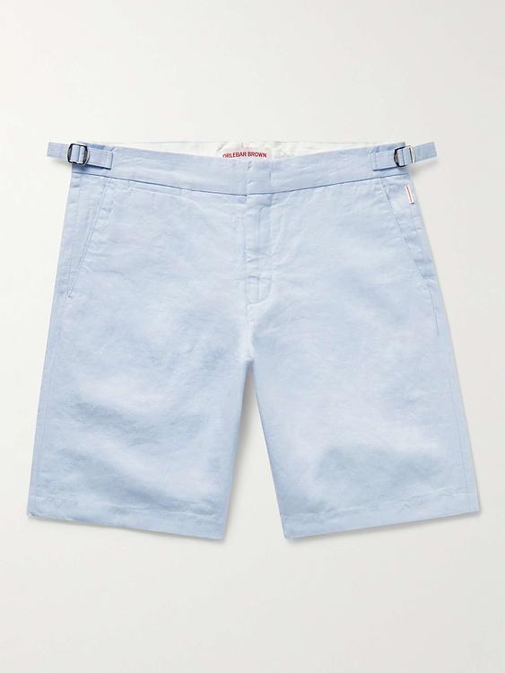 Light blue chino shorts from Orlebar Brown