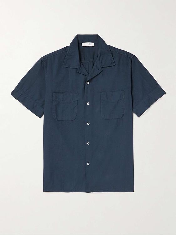 Dark blue short sleeve shirt from Save Khaki United