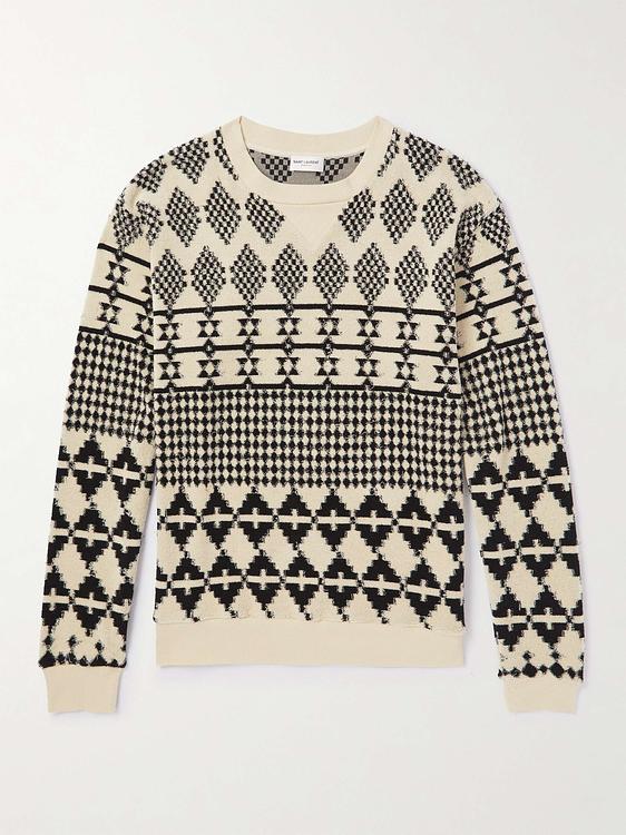 Beige sweater from Saint Laurent