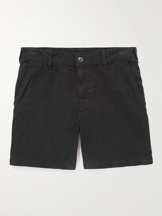 Black chino shorts from Save Khaki United