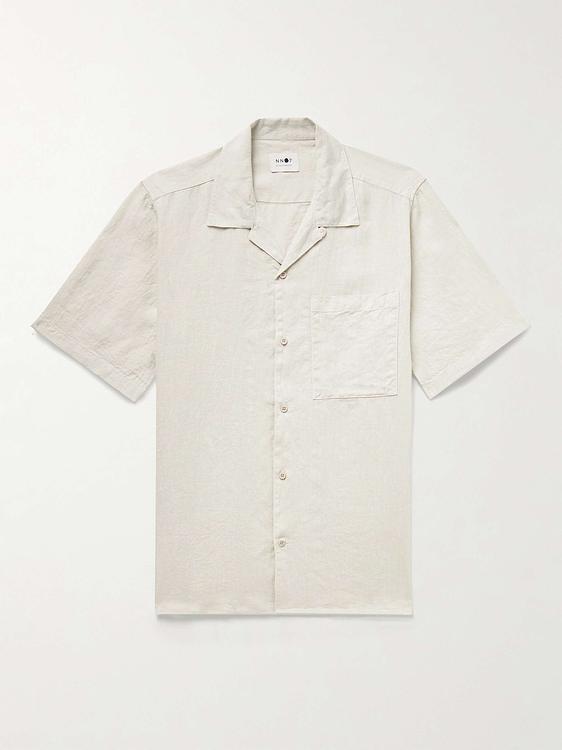 White short sleeve polo shirt from NN07