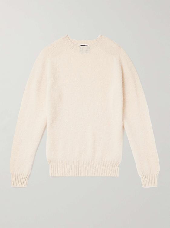 White sweatshirt from Drake's